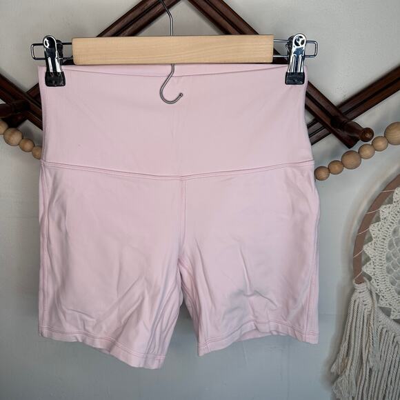 lululemon athletica Pants - Lululemon Align Hi Rise Strawberry Milkshake Pink Biker Shorts